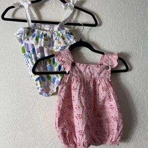 Tutu and Lulu Sunsuit Bundle (2) Sz 12-18 mo